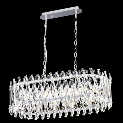 Подвесная люстра Citilux Ингвар CL334301 (220V, хрусталь, на цепи)