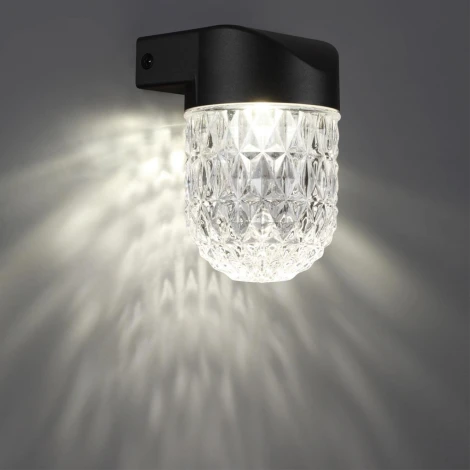 Настенный светильник уличный Novotech Estima 359295 STREET черный IP65 LED 7W 4000K 220V (круглые)