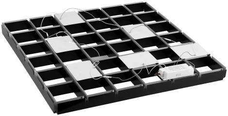 Точечный светильник светодиодный встраиваемый комплект из 6 шт. ЭРА SPO-6 SPO-646-3-4K-B6