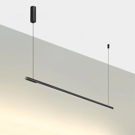 Светильник подвесной диммируемый (сенсор) Novotech Fermo 359307 OVER черный LED 14W 2700/4000/6000K 220V (регулировка яркости, сенсорный выключатель, на тросе)