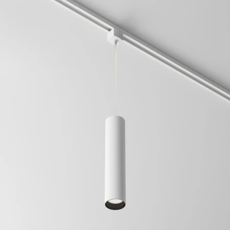 Трековый подвесной светильник Focus Unity GU10 50Вт (однофазный) Maytoni Technical TR025-1-GU10-W (220V, круглые)
