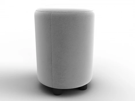 Пуф 001 (ДСП,Фанера/Пластик/Велюр/Молочный) Лига Диванов 132347