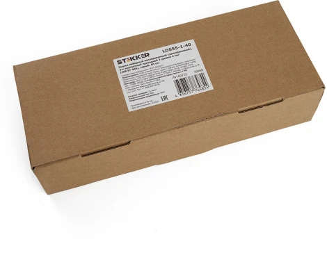 Зажим пружинный 4-х проводной проходной ЗНИ 2 уровня ЗНИ 4 мм2 Stekker 39968