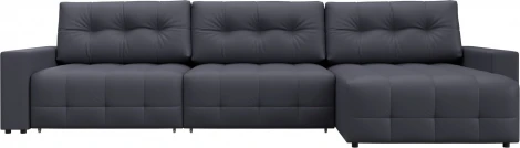 Диван угловой с полками Лига-053 НПБ Лонг Лига Диванов (Экокожа) арт.128967