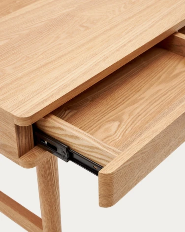 Компьютерный стол La Forma (ex Julia Grup) Araxi (Ясень,Ротанг)