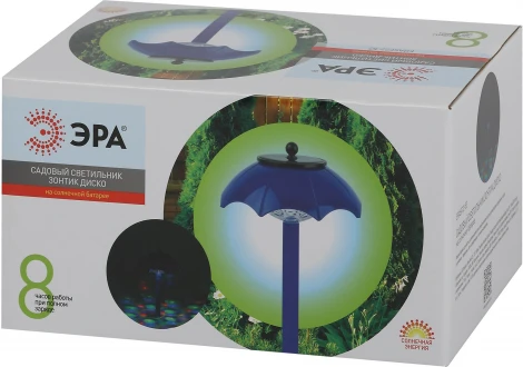 Грунтовый светильник светодиодный на солнечных батареях ЭРА ERASF22-53 (зонтик, IP44)