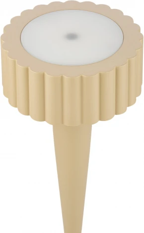 Интерьерная настольная лампа светодиодная с аккумулятором Ubiqua Twiggy 322103 (регулировка яркости, сенсорный выключатель, IP54)