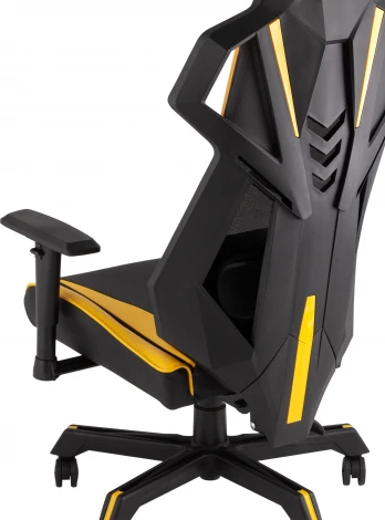 Кресло спортивное TopChairs Рэтчэт желтый УТ000036991