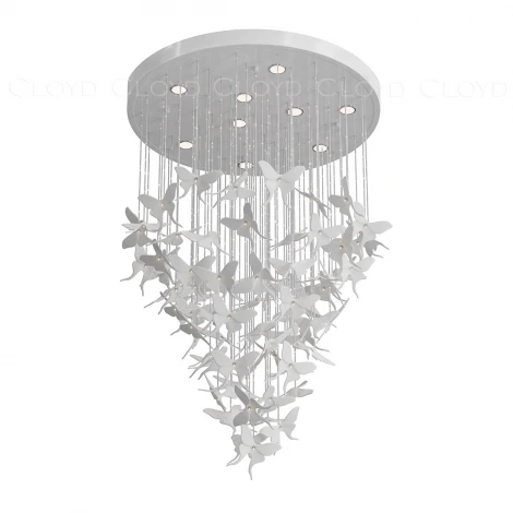 Потолочная люстра каскадная Cloyd Tropica 11531 (бабочки)