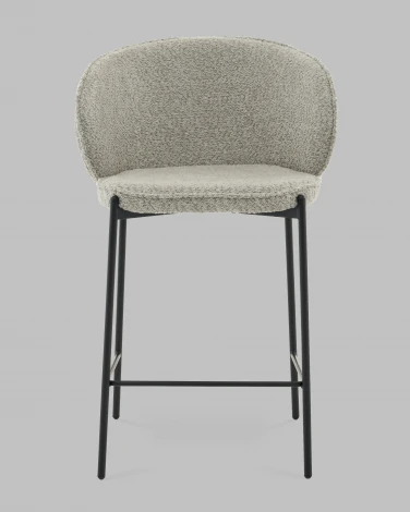 Стул полубарный Тисдейл букле светло-зеленый Stool Group арт.УТ000041693