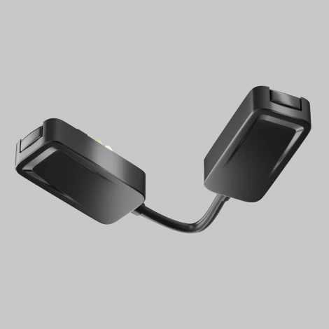 Коннектор питания угловой Radity встраиваемый черный (магнитный) Maytoni Technical TRA084CPC-B-12