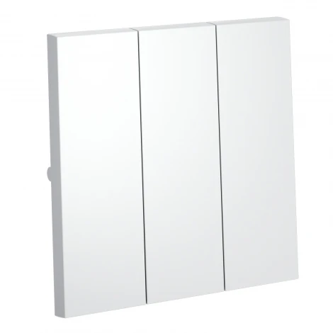 Клавиши для выключателя/переключателя трехклавишного Voltum S70 VLS000502 (белый матовый)