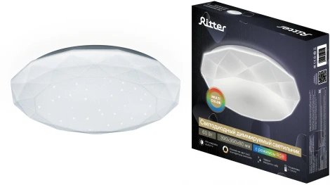 Светильник потолочный светодиодный диммируемый Ritter Brilliance 52217 1