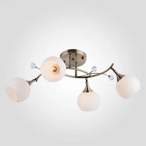 Потолочная люстра Eurosvet 9604 9604/4 античная бронза