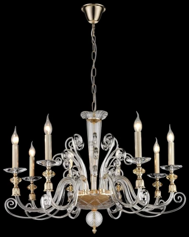 Подвесная люстра Wertmark Nadina WE174.08.303 (220V, на цепи, свеча)