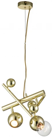 Подвесной светильник Indigo Saldo V000334 (220V, на тросе, шарики, молекулы)