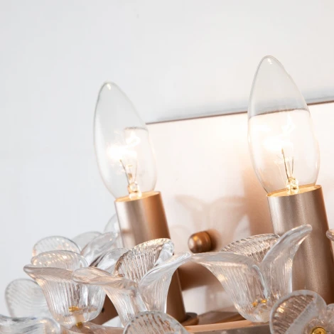 Бра Favourite Palmira 2967-2W (220V, свеча, цветы)