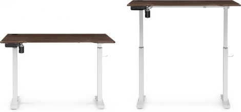 Компьютерный стол Маркос с механизмом подъема 120 (Маркос с механизмом подъема 120х75х75 орех кантри / белый) Notta арт.578401