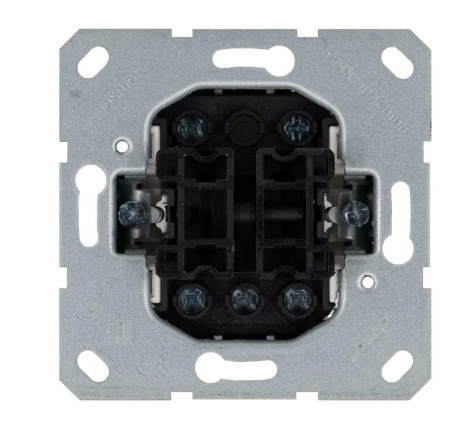 Выключатель жалюзи двухклавишный (антрацит) Jasmart G-Classic G3028B