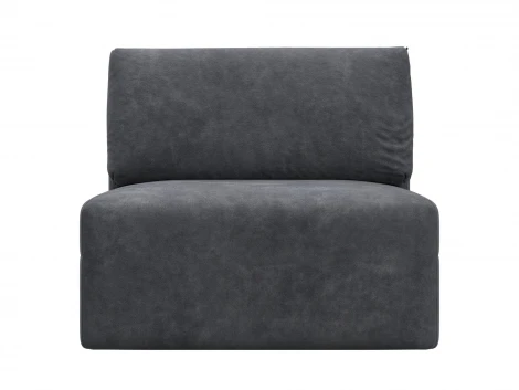 Модуль диван Лига-060 НПБ (ЛДСП,Брус,Фанера,Велюр/Темно-серый) Лига Диванов 129546