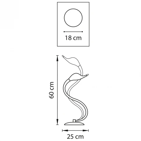 Интерьерная настольная лампа Lightstar Cigno Collo 751927