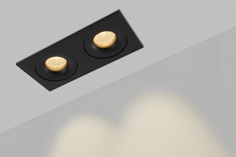 Встраиваемый точечный светильник Lumker COMBO 2 COMBO-2S2-BL (220V, круглые)