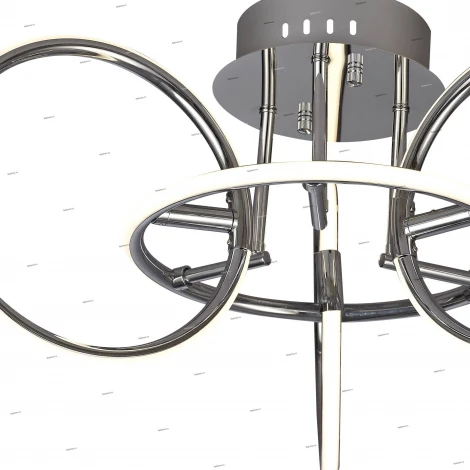 Потолочная люстра Mantra Aros 5756 (регулировка яркости, LED, 220V, диммер, пульт управления, кольцо)
