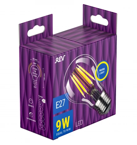 Лампочка светодиодная филаментная REV 32475 1