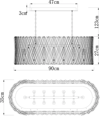 Подвесная люстра Divinare Bivara 7567/18 SP-12
