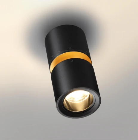 Светильник накладной светодиодный Novotech Aristo 359338 черный LED 10W/3W 3000K 1090Лм 170-265V ARISTO (220V, круглые)