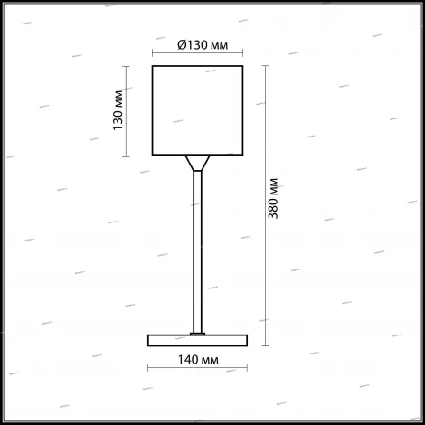 Интерьерная настольная лампа Odeon Light Niola 2085/1T
