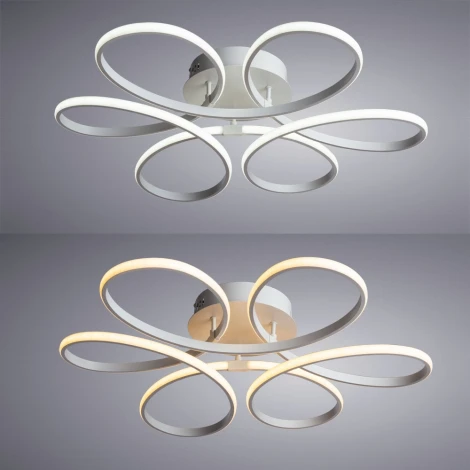 Потолочная люстра Arte Lamp Diadema A2526PL-6WH (LED, 220V, пульт управления, управление смартфоном, умный дом - Алиса, Tuya Smart)