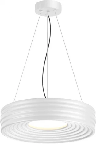 Потолочный светильник круглый Sonex Macaron 7704/40L металл/пластик/белый LED 40Вт 4000K D470 IP20 (220V, круглые)
