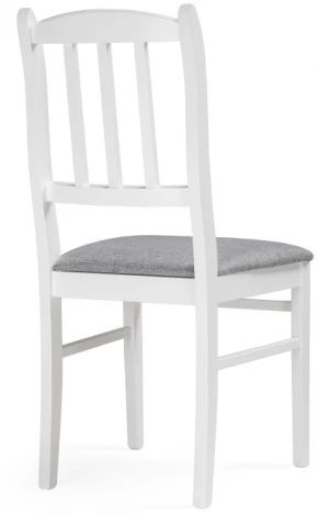 Деревянный стул Woodville Мириел белый / серый 527065