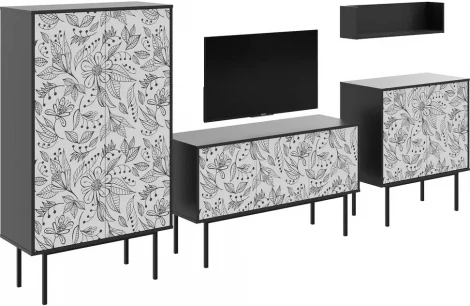 Композиция Boho Color 2 ОГОГО (арт.599558), (ЛДСП/Черный)