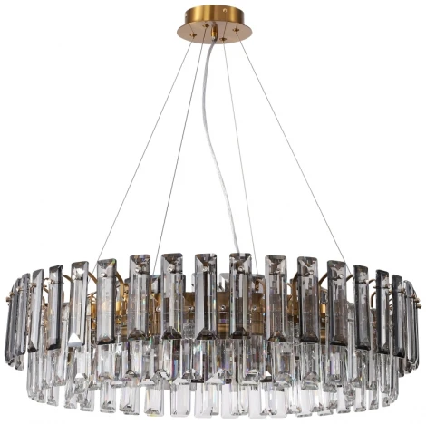 Подвесная люстра Ton 2159/05/12P Stilfort (220V, хрусталь, на тросе, круглые)