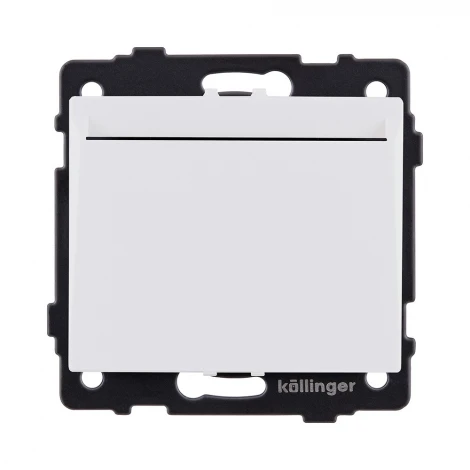 Карточный выключатель механический белый матовый Kollinger REA-041WM для Aspekt, Eleganz, Reflex