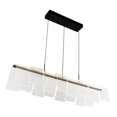 Подвесной светильник светодиодный с пультом с регулировкой цветовой температуры LED4U LED4U L7709-970 BK