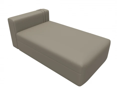 Модуль канапе Лига-060 НПБ (ЛДСП,Брус,Фанера/Пластик/Экокожа/Бежевый) Лига Диванов 130076