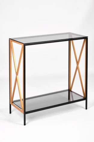 Консольный стол AllConsoles 1033-CB_G grey черный муар, золотой
