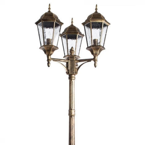 Наземный фонарь Arte Lamp Genova A1207PA-3BN