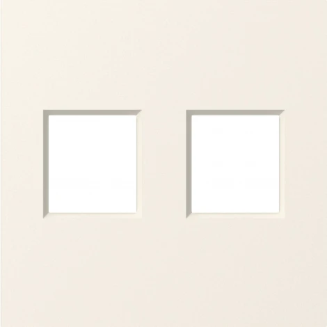 Накладка 2-я для розеток RJ45,TV,SAT, матовый кремовый Donel A07 DE86931