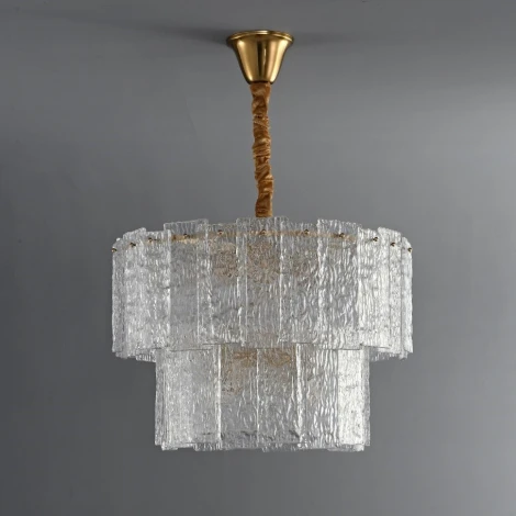 Подвесная люстра ярусная iLamp Manhattan P6315-D600 BR (220V, на цепи)