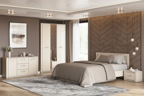 Тумба Арника прикроватная Калипсо, Бежевый