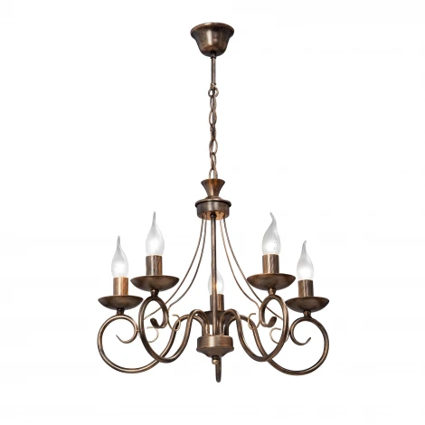 Подвесная люстра Vitaluce V3808-7/5 (220V, на цепи, свеча)