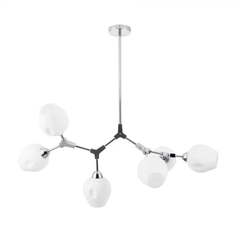 Потолочная люстра на штанге Arte Lamp Yuka A4103SP-6CC (220V, шарики)