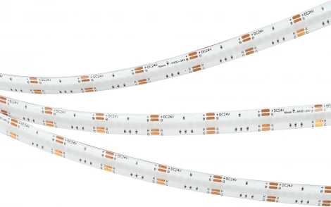 Светодиодная лента герметичная COB-SE-X840-10mm 24V RGB (16 W/m, IP65, CSP, 5m) (Arlight, -) 041390