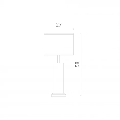 Интерьерная настольная лампа Divinare Selva 3201/09 TL-2