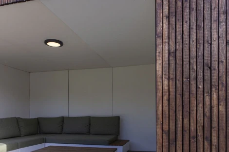 Потолочный светильник уличный светодиодный Oasis Light SIDNEY LED W3922 Gr (220V, круглые, IP54)