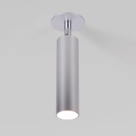 Точечный светильник встраиваемый Diffe серебряный 8W 4200K 25040/LED (220V, круглые)